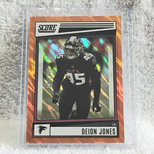 3/$25 Mint 2022 Score Deion Jones Lava L.P. 414/599 NFL Card 37!!